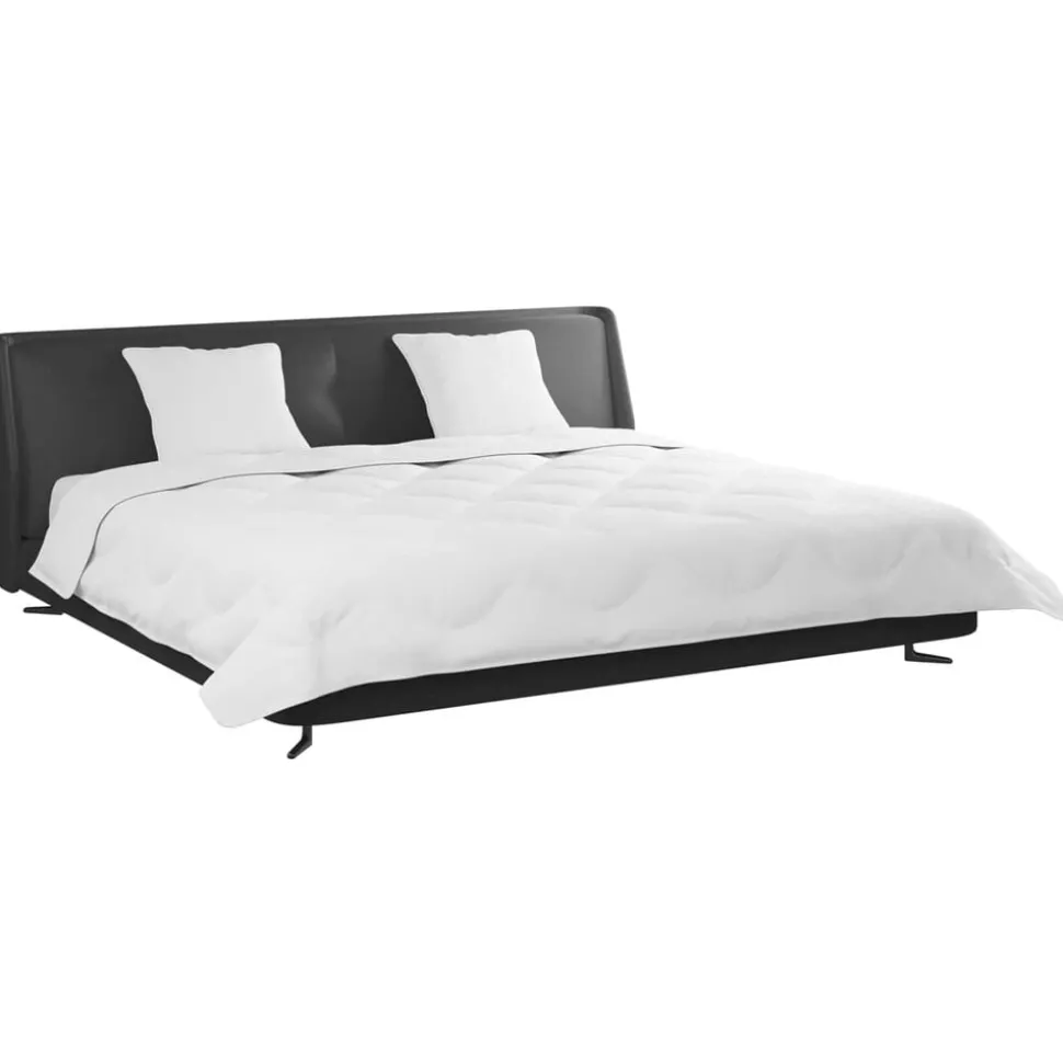 vidaXL Winter Dekbed met kussen 3 pcs Wit Microvezel