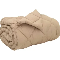 vidaXL Winter Dekbed Taupe 135 x 200 cm Microfiber