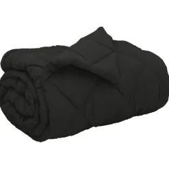 vidaXL Winter Dekbed Zwart 135 x 200 cm Microfiber