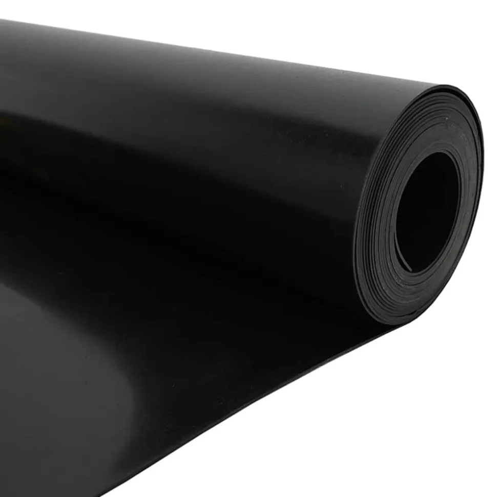 vidaXL Worteldoek Zwart 0,7 x 3 m Polyetheen