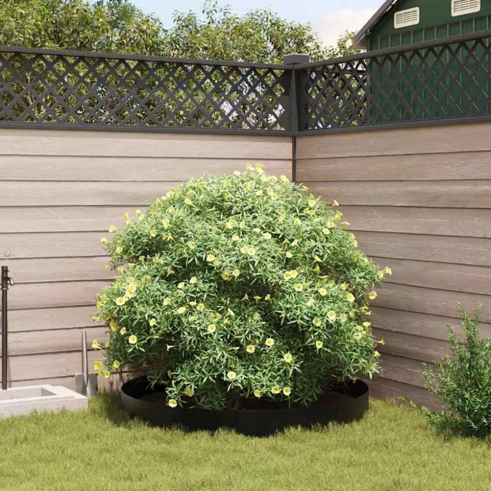 vidaXL Worteldoek Zwart 0,7 x 3 m Polyetheen