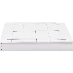 vidaXL Zandbak 95x90x15 cm vurenhout wit