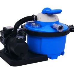 vidaXL Zandfilterpomp met timer 450 W 25 L