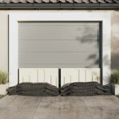 vidaXL Zandzakken 10 st 103x25 cm HDPE donkergroen
