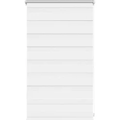 vidaXL Zebra rolgordijn 50,9 x 100 cm stofbreedte 46,7 cm wit