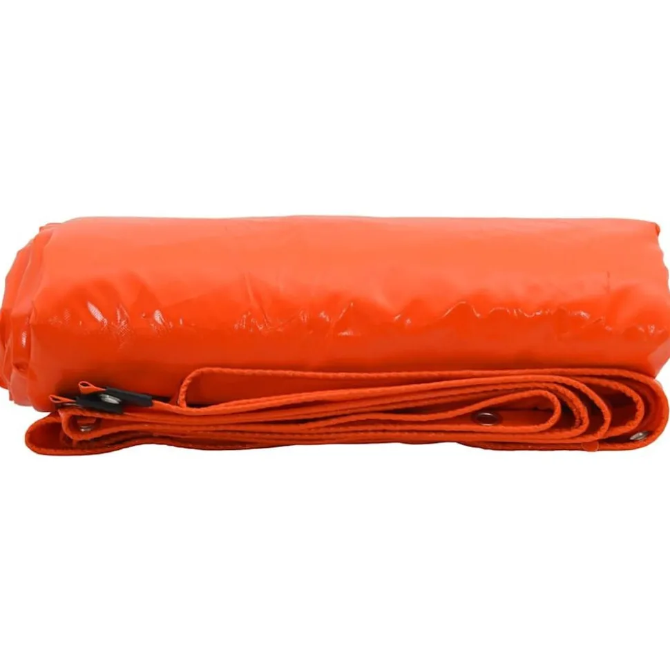 vidaXL Zeil 650g / m² Oranje 2 x 3 m Canvas met PVC-coating