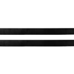 vidaXL Zelfklevende Deurborstels 2 pcs Wit 100 cm Aluminium Legering