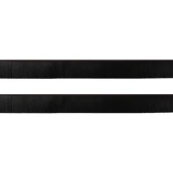 vidaXL Zelfklevende Deurborstels 2 pcs Bruin 100 cm Aluminium Legering