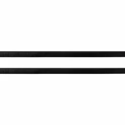 vidaXL Zelfklevende Deurborstels 2 pcs Zwart 100 cm Aluminium Legering