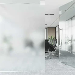 vidaXL Zelfklevende Raamfolie Frosted Grijs 45 x 2000 cm PVC