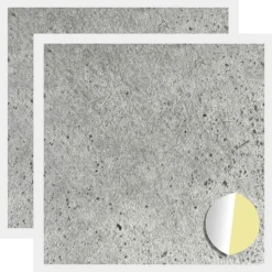 vidaXL Zelfklevende Schroefhoes 2 pcs Beton Grijs Ø 20 x 0,5 mm