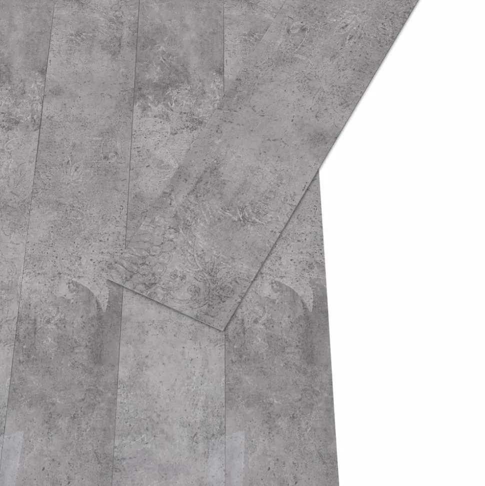vidaXL Zelfklevende Vloerplank 32 pcs Cementbruin 4,46 m² PVC