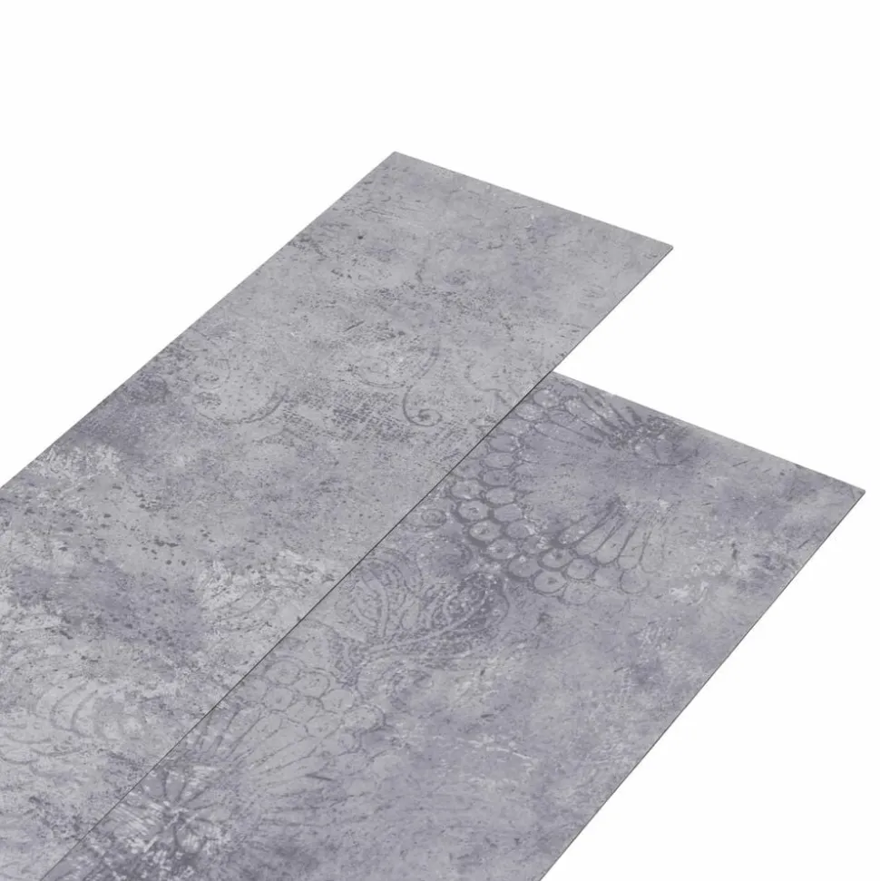 vidaXL Zelfklevende Vloerplank 32 pcs Cementgrijs 4,46 m² PVC