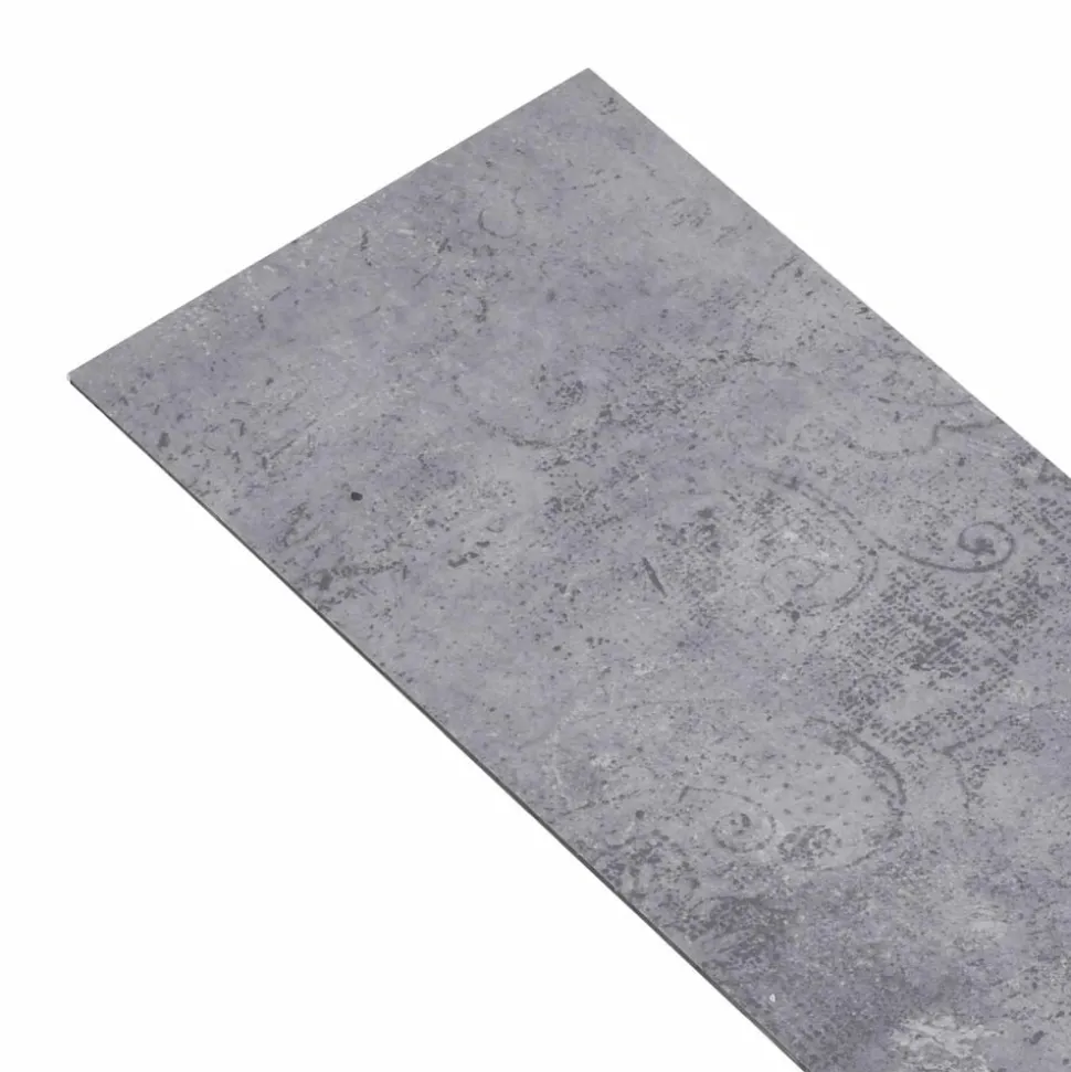 vidaXL Zelfklevende Vloerplank 32 pcs Cementgrijs 4,46 m² PVC
