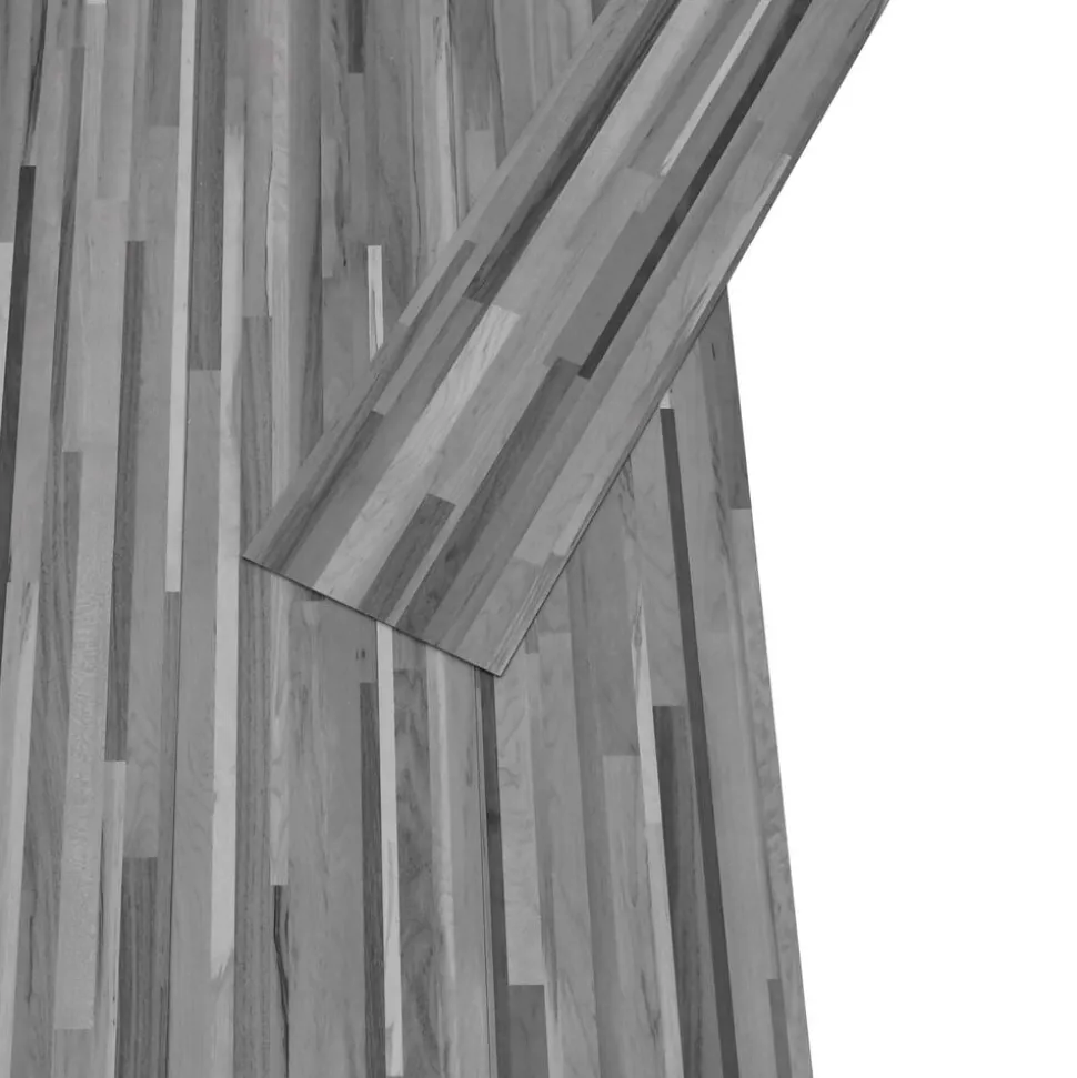 vidaXL Zelfklevende Vloerplank 32 pcs Gestreept Grijs 4,46 m² PVC