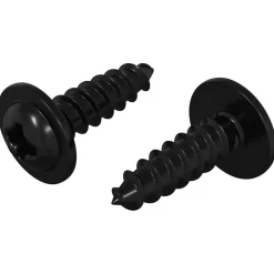 vidaXL Zelftappende Nagel 2 pcs Zwart 3,5 x 12 mm IJzer