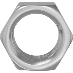 vidaXL Zeshoekige Moer 2 pcs Zilver M6 Metaal
