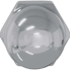 vidaXL Zeskantige eikelnuts 2 pcs Zilver m8 Metaal