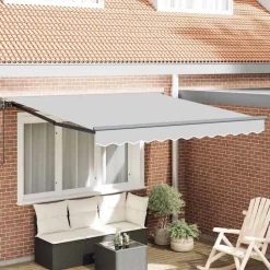 vidaXL Zijde Frame Verstelbaar Antraciet 3 x 2,5 m Staal