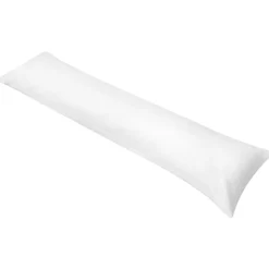 vidaXL Zijslaapkussen 40x145 cm wit