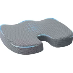 vidaXL Zitkussen Éénkleurig Grijs 47 x 37 x 8 cm Traagschuim
