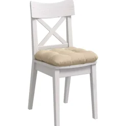 vidaXL Zitkussens 4 pcs Crème 40 x 40 cm Microvezel Stof