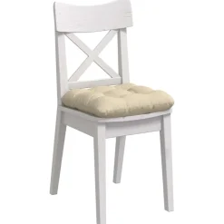 vidaXL Zitkussens 4 pcs Crème 40 x 40 x 12 cm Stof