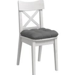 vidaXL Zitkussens 4 pcs Donkergrijs 40 x 40 cm Microvezel Stof