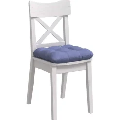 vidaXL Zitkussens 4 pcs Jeans Blauw 40 x 40 x 12 cm Stof