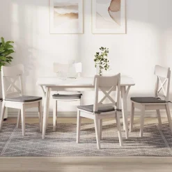 vidaXL Zitkussens 4 pcs Taupe 40 x 40 x 3 cm Stof