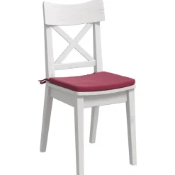 vidaXL Zitkussens 4 pcs Wijnrood 40 x 40 x 3 cm Fluweel
