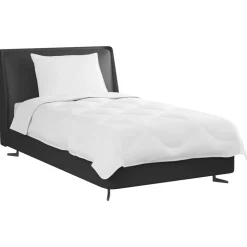 vidaXL Zomer Dekbed met kussen 2 pcs Wit Microvezel