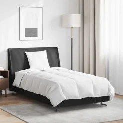 vidaXL Zomer Dekbed met kussen 2 pcs Wit Donsveertjes