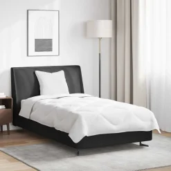 vidaXL Zomer Dekbed met kussen 2 pcs Wit Microvezel