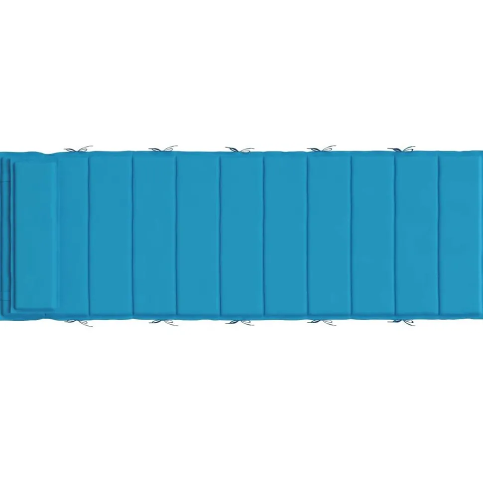 vidaXL Zon Loungerkussen lichtblauw 178 x 60 x 4 cm Oxford stof
