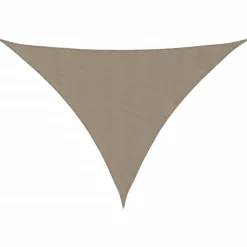 vidaXL Zonnescherm driehoekig 2,5x2,5x3,5 m oxford stof taupe