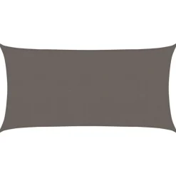 vidaXL Zonnescherm HDPE rechthoekig 2x4 m antraciet