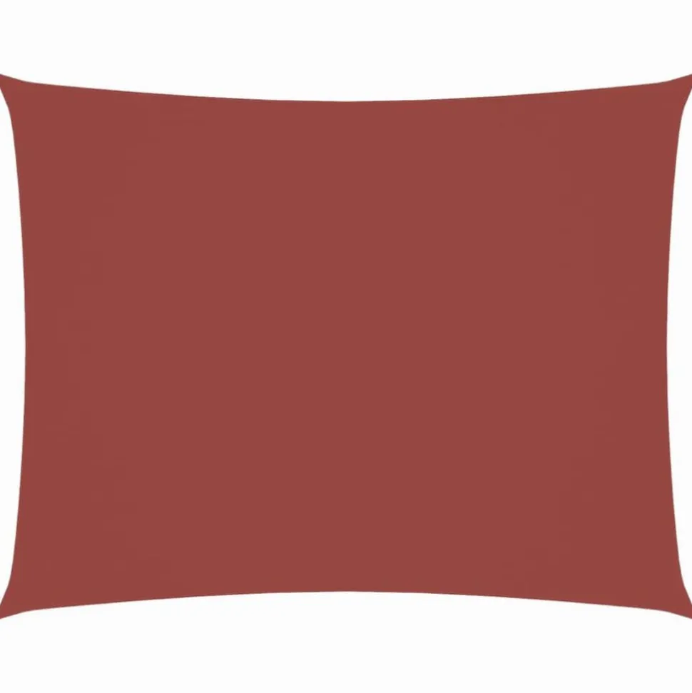 vidaXL Zonnescherm rechthoekig 2x4 m oxford stof terracottakleur