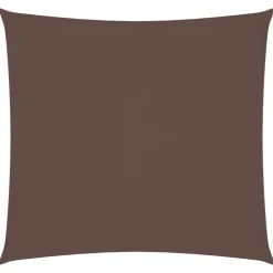 vidaXL Zonnescherm vierkant 2x2 m oxford stof bruin