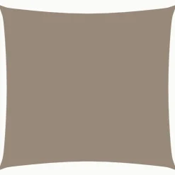 vidaXL Zonnescherm vierkant 2x2 m oxford stof taupe