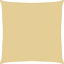 vidaXL Zonnezeil 2x2 m 100% polyester oxford zandkleurig