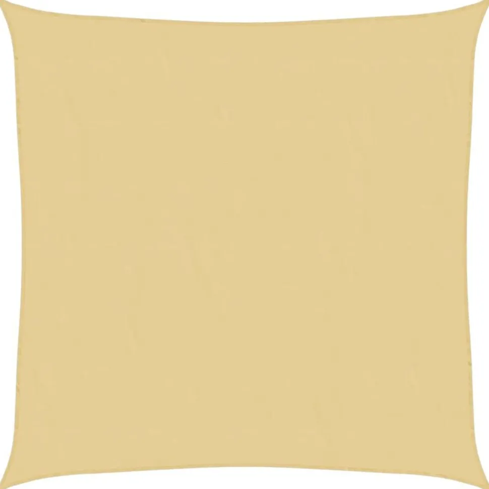 vidaXL Zonnezeil 2x2 m 100% polyester oxford zandkleurig