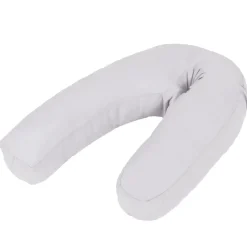 vidaXL Zwangerschapskussen J-vormig 54x(36-43) cm grijs