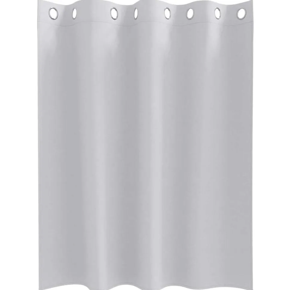 vidaXL Zwart-out Gordijnen met Ringen 2 pcs Bleekgrijs 140 x 140 cm