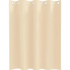 vidaXL Zwart-out Gordijnen met Ringen 2 pcs Crème 140 x 140 cm