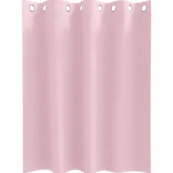 vidaXL Zwart-out Gordijnen met Ringen 2 pcs Babyroze 140 x 140 cm
