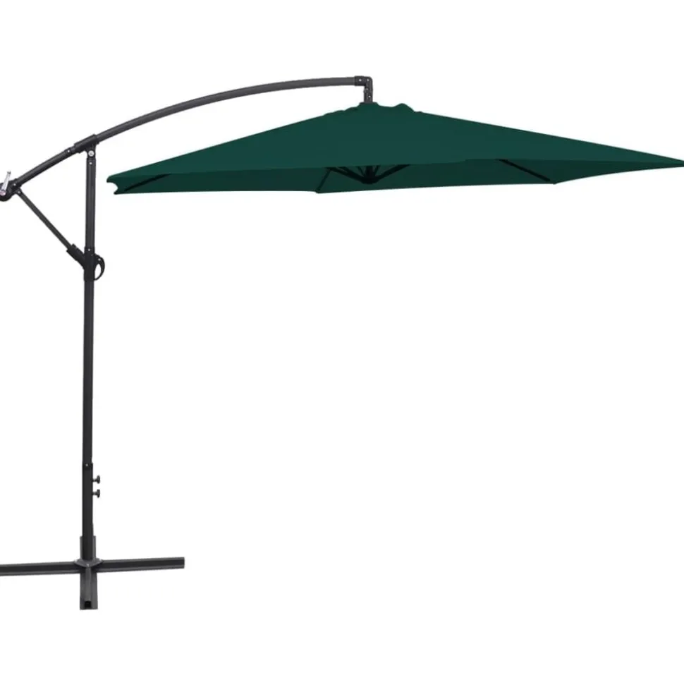 vidaXL Zweefparasol 3 m groen