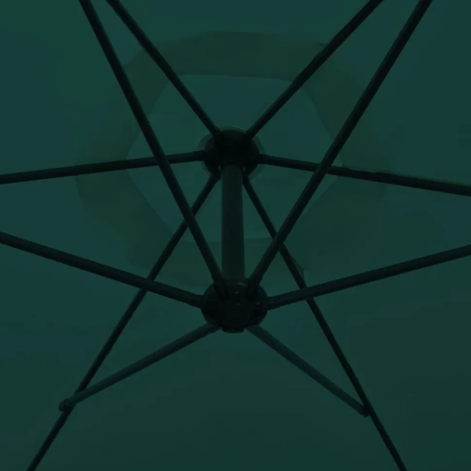 vidaXL Zweefparasol 3 m groen