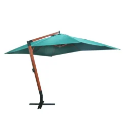 vidaXL Zweefparasol Melia 300x400 cm groen