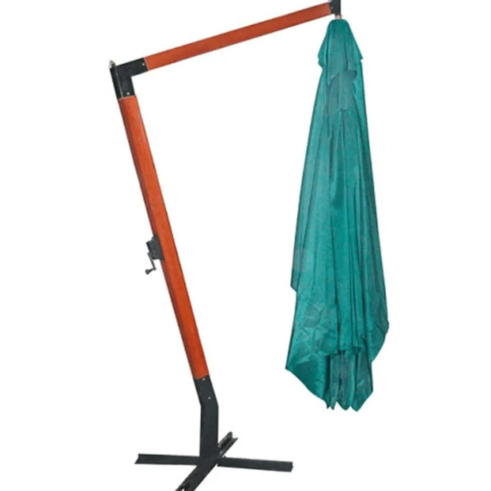 vidaXL Zweefparasol Melia 300x400 cm groen